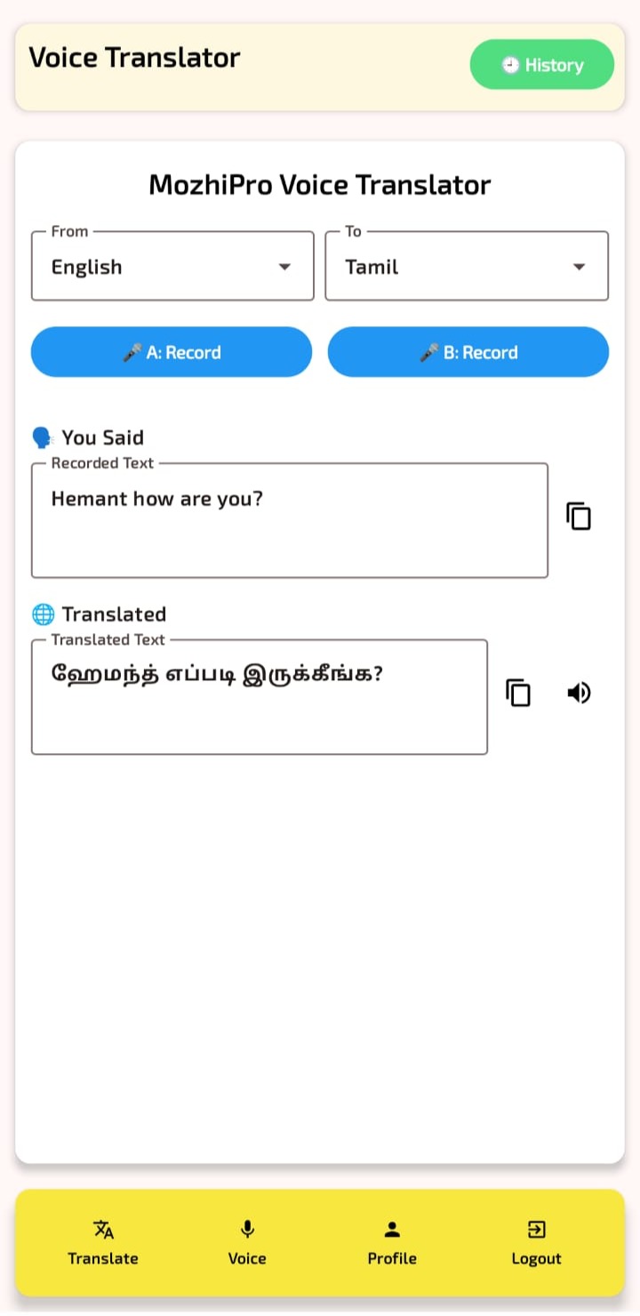 Voice Translator